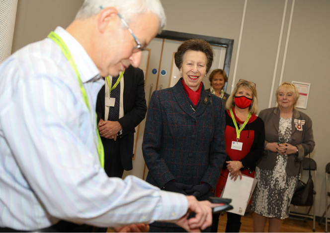 Princess Anne at Prehab4Cancer