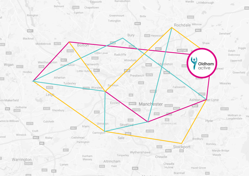 Oldham Active Leisure Map | GM Active