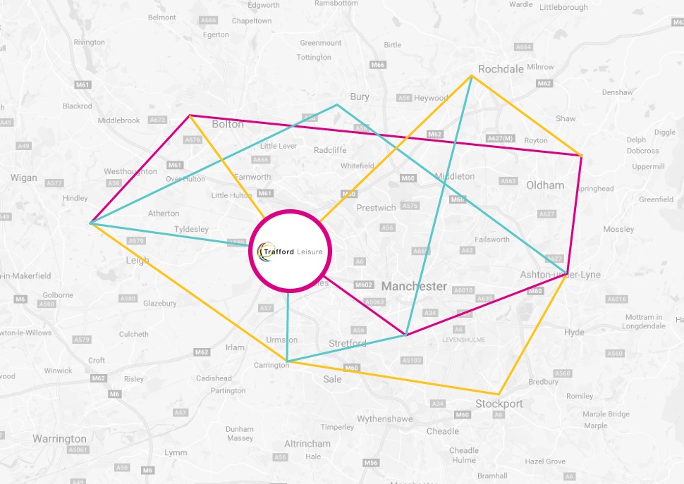 Trafford Leisure Map | GM Active